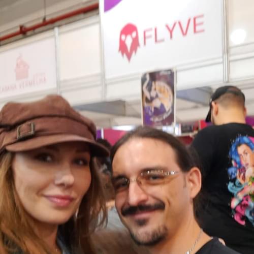 Na Bienal do Livro em SP.