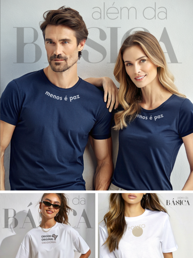 Camisetas Exclusivas. Moda Básica. Camisetas para Presentear. Melhores Camisetas com Frases.